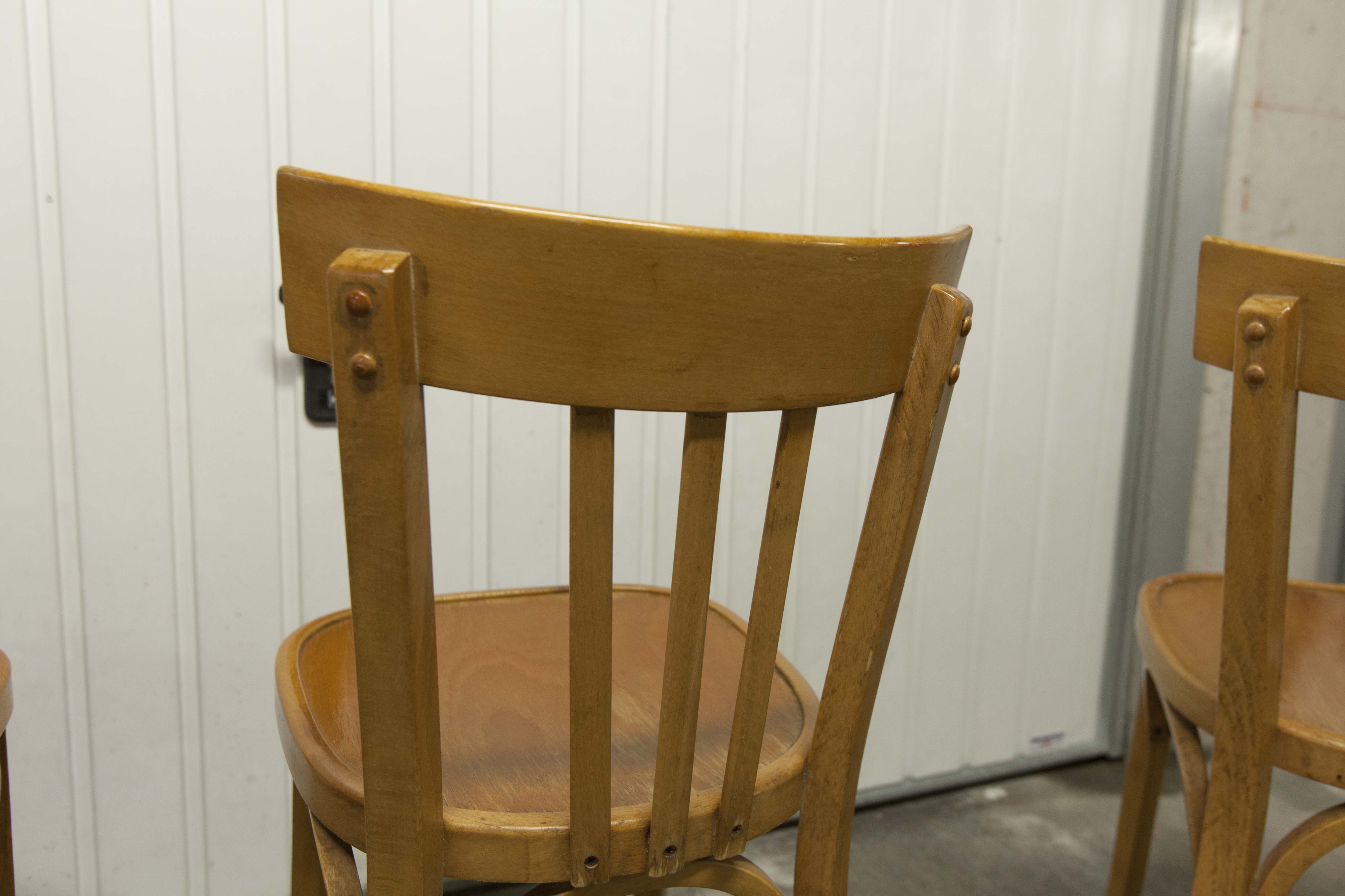 Set of 4 chairs baumann 1981