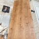 Vintage farmhouse table in solid oak.