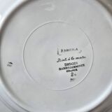 set of 6 Fabiola Digoin Sarreguemines soup plates