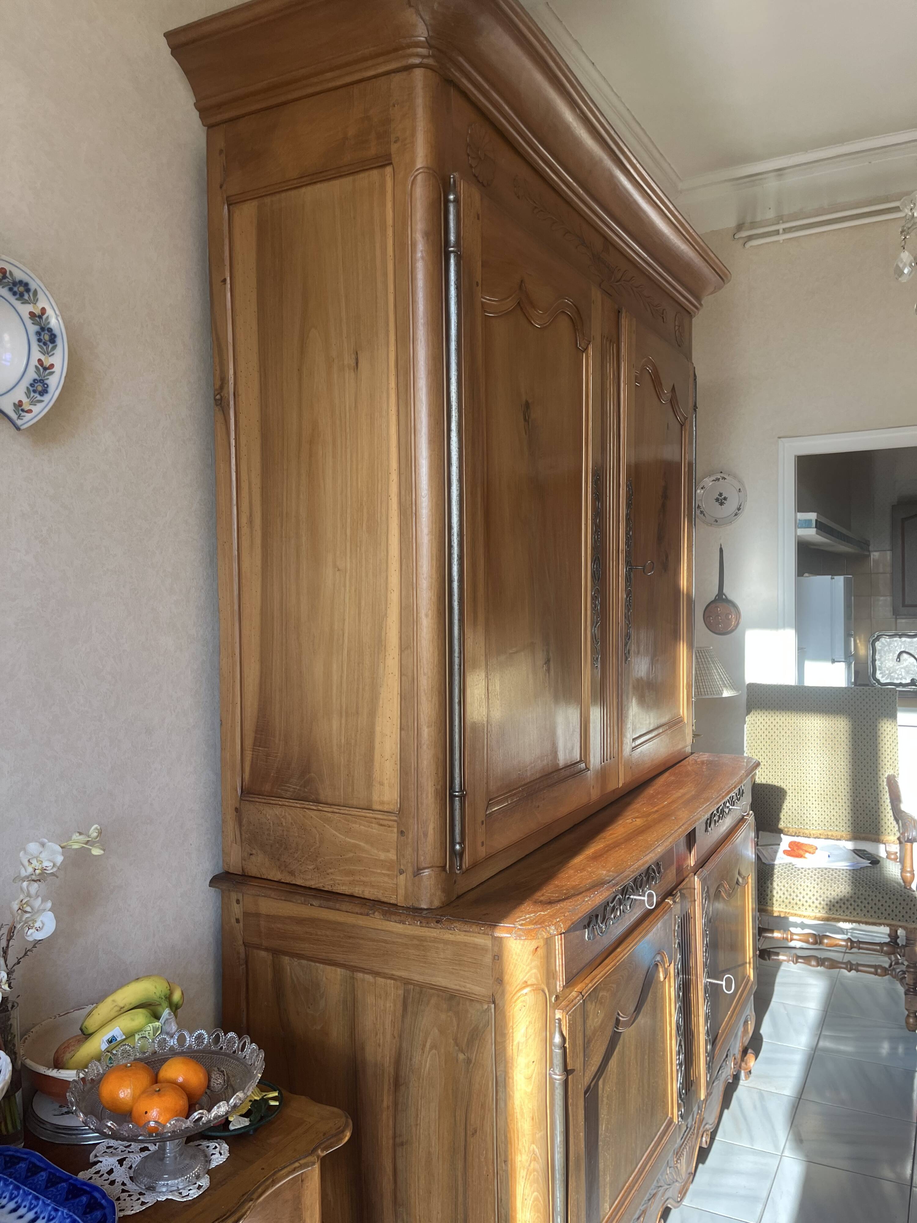 Louis XV two-part buffet, late 18th century