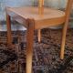 Fauteuil de bureau bois 80's