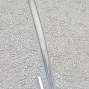 Dining table from the 70s top smoked glass base chrome