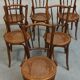 Set of 6 W. Baumann & Cie bistro chairs, 20's