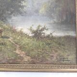 Oil on canvas by Gaston Corbier (1869-1945)