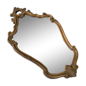 Miroir bois doré