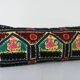 Vintage embroidered cushion cover 43x102 cm