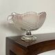 Moulded glass swan bowls