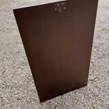 Large vintage wicker and wood mirror