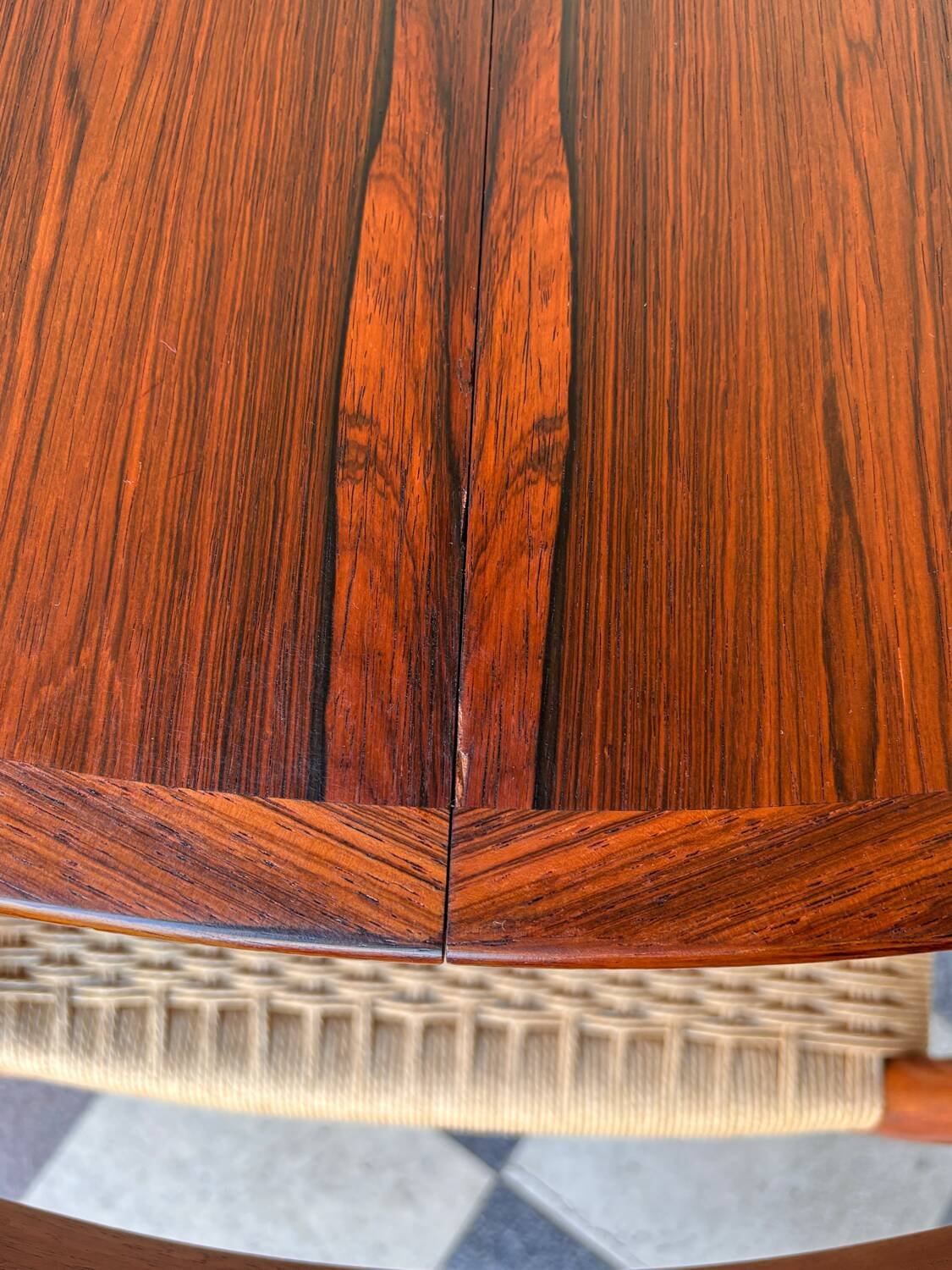 Table Arne Vodder en palissandre