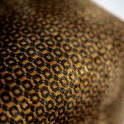 Foam and velvet heater "amber", convertible, France, circa 1970.