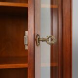 English Wooden Bookcase Cabinet, 1950s