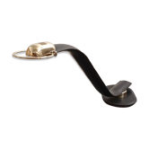 Lampe de Bureau Cobra cuir par Traso Milano 1988