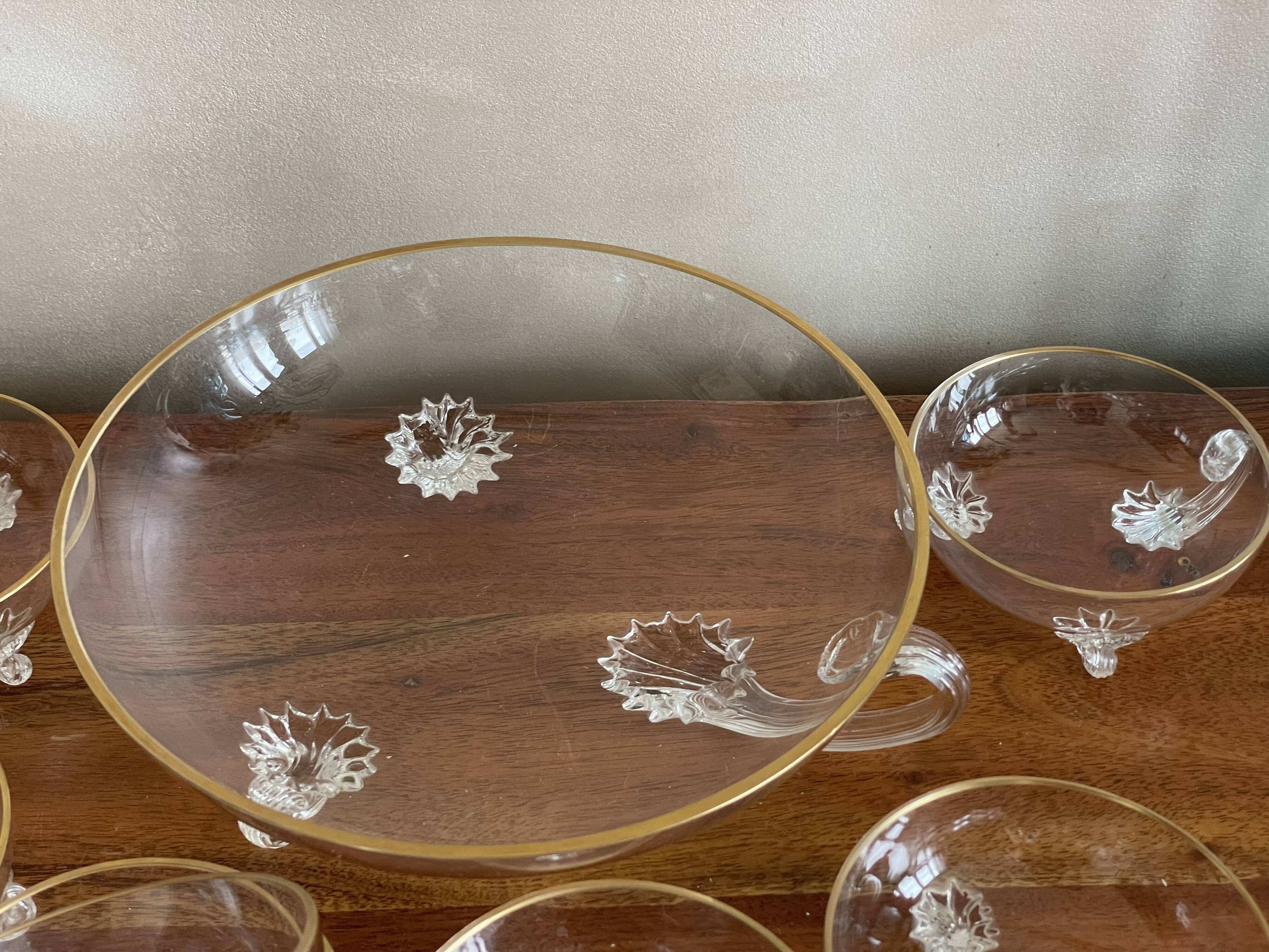 Old crystal punch service