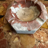 Ashtray / Art Deco double marble catchall