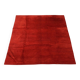 Ancient Asian wool rug, thick knotting, handmade 118 x 98 in.
