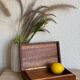 Coffret boite en loupe de bois