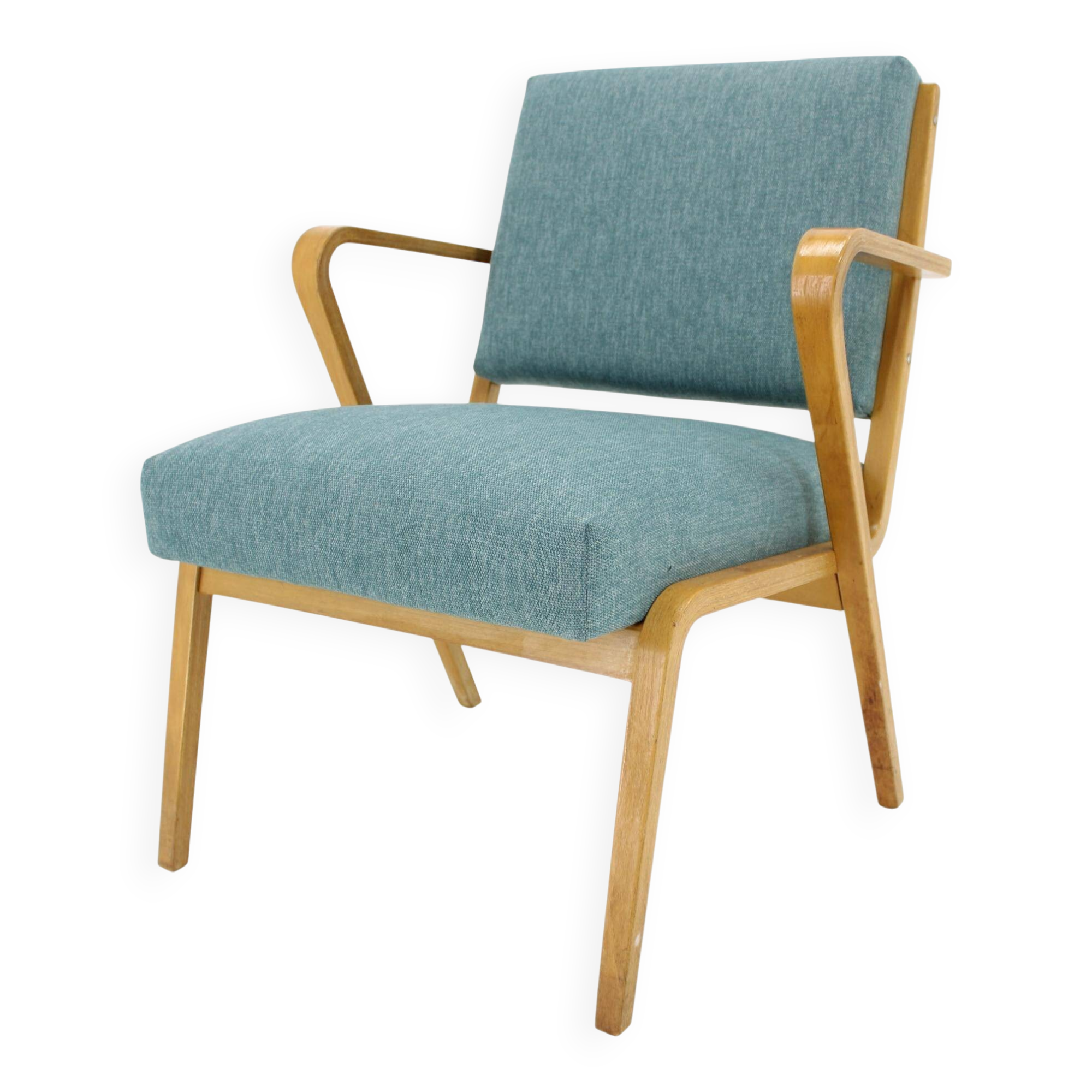 1960s Selman Selmanagic armchair by VEB Deutsche Werkstätten Hellerau, Germany