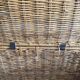 Large vintage wicker trunk