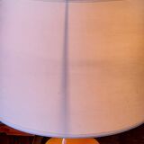Designer orange glass lamp from the 70s