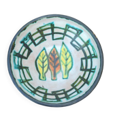 Vintage ceramic bowl signed Y. Le Mieux from the 60s-70s.