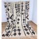 Handmade moroccan berber carpet 305 x 195 cm