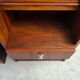 Pair of teak bedside tables