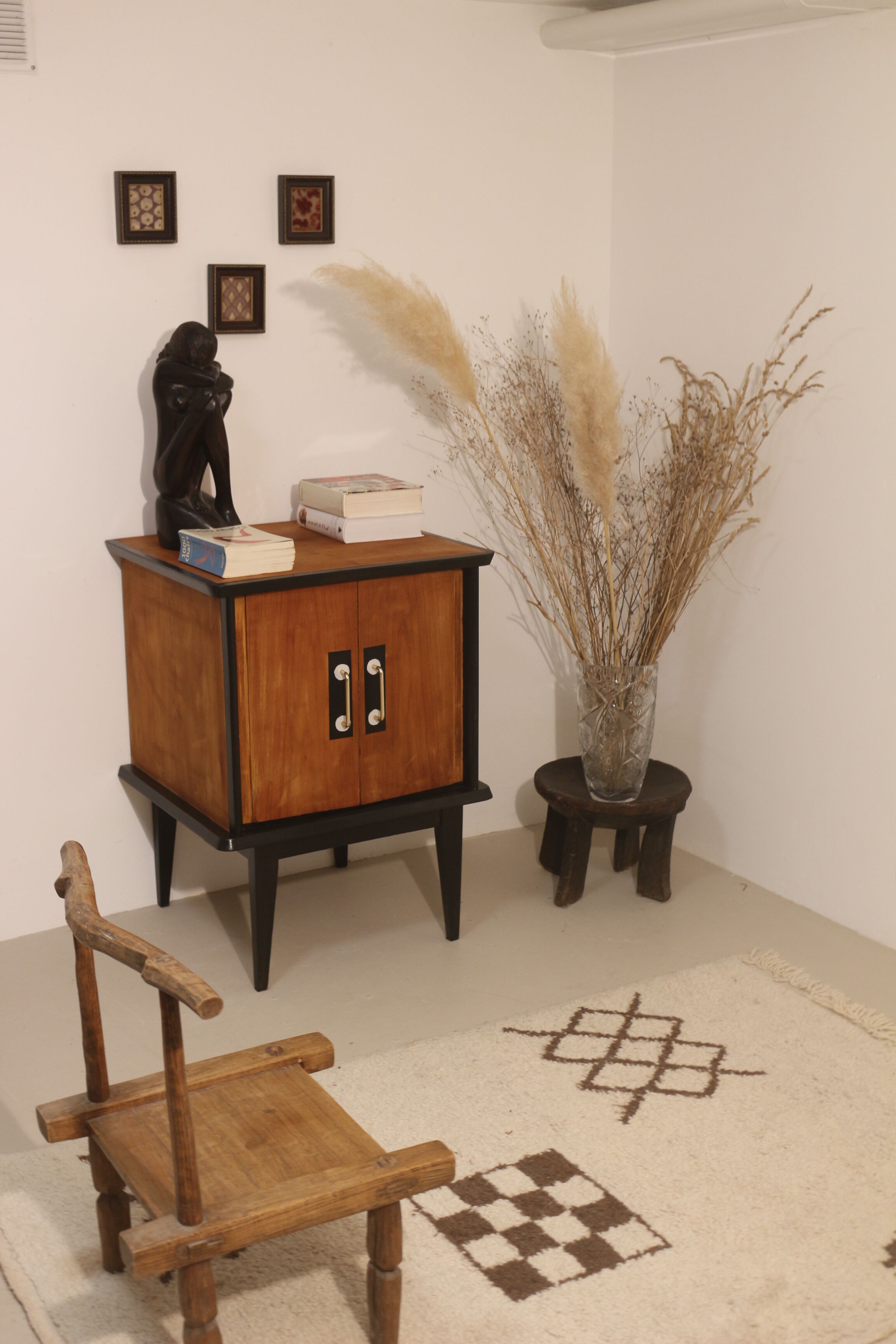 60's vintage chest of drawers, restyled