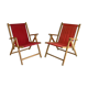 Paire de fauteuils pliants Plidéal vintage 50's