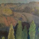 Signed landscape from the 50s