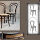 Pair chairs bistrot n°14 Fischel early twentieth