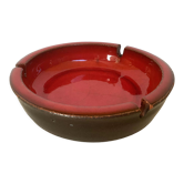Koramic red and black ceramic empty pocket ashtray