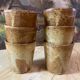 6 mugs in vintage stoneware