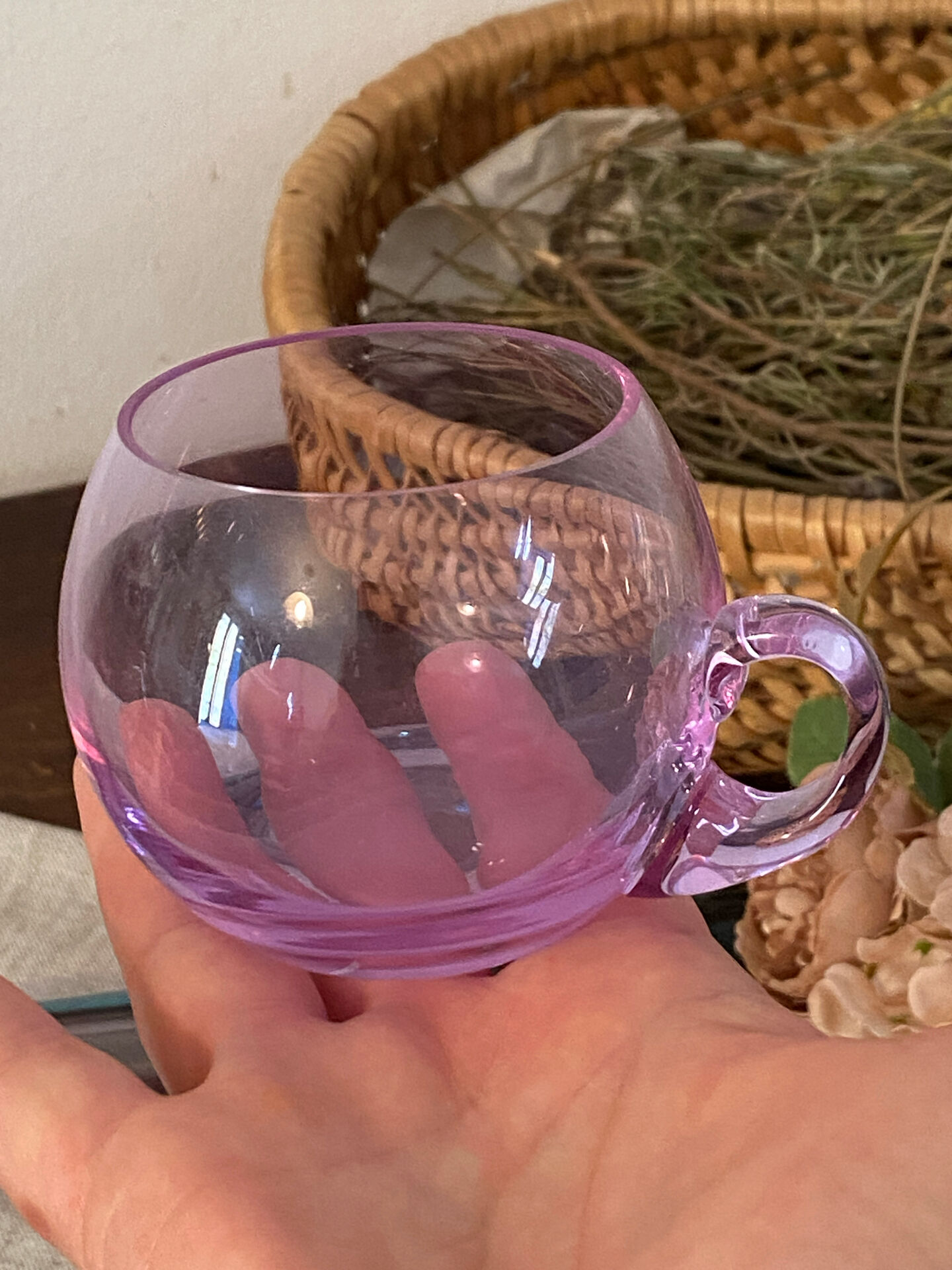 Coffee cups or glass sangria