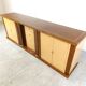Vintage lacquered goatskin credenza, 1970s