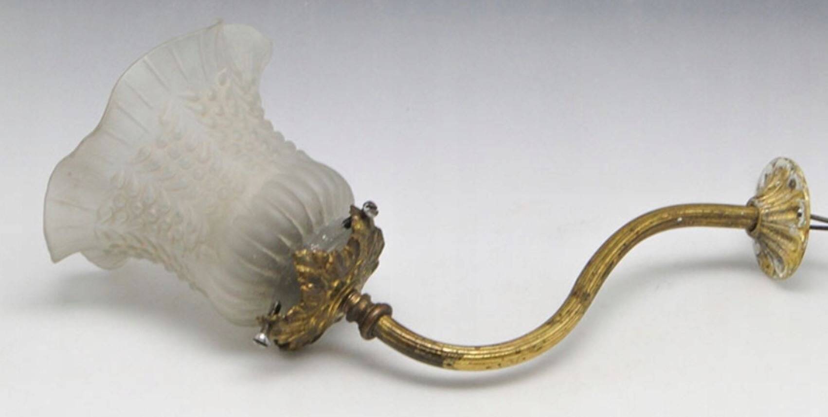 Rococo style wall lamp, 1950s
