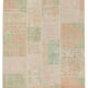Tapis patchwork oriental contemporain fait à la main 172 cm x 242 cm beige patchwork
