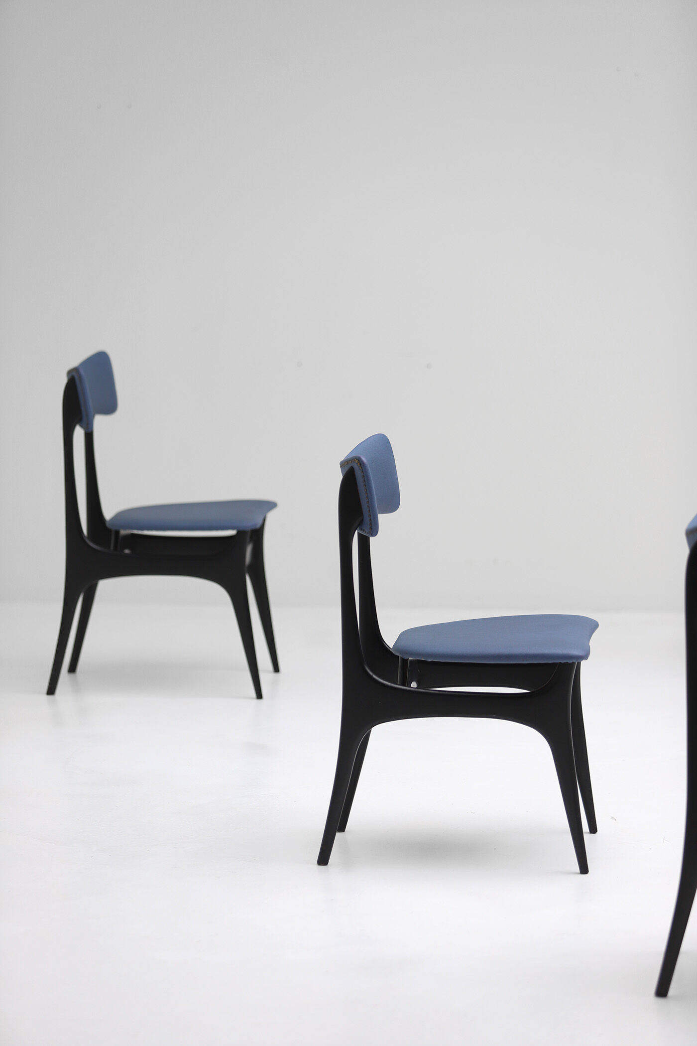 set of six Alfred Hendrickx S3 dining chairs for Belform
