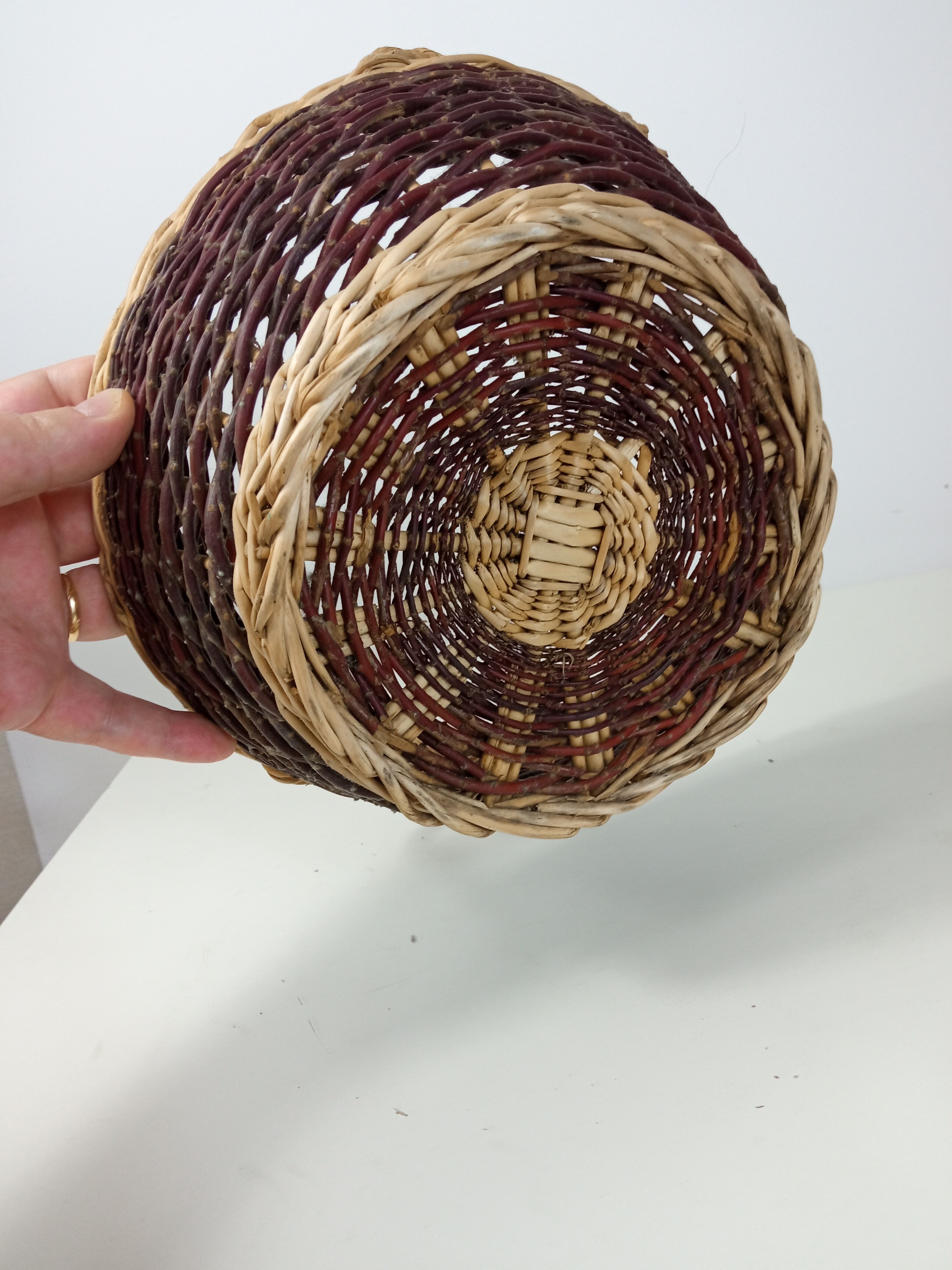 Vintage wicker basket
