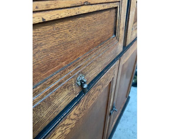 Old oak notary furniture