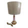 Vintage Pink & Gold Porcelain Table Lamp