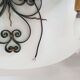 Antique wrought iron wall light from the 50s