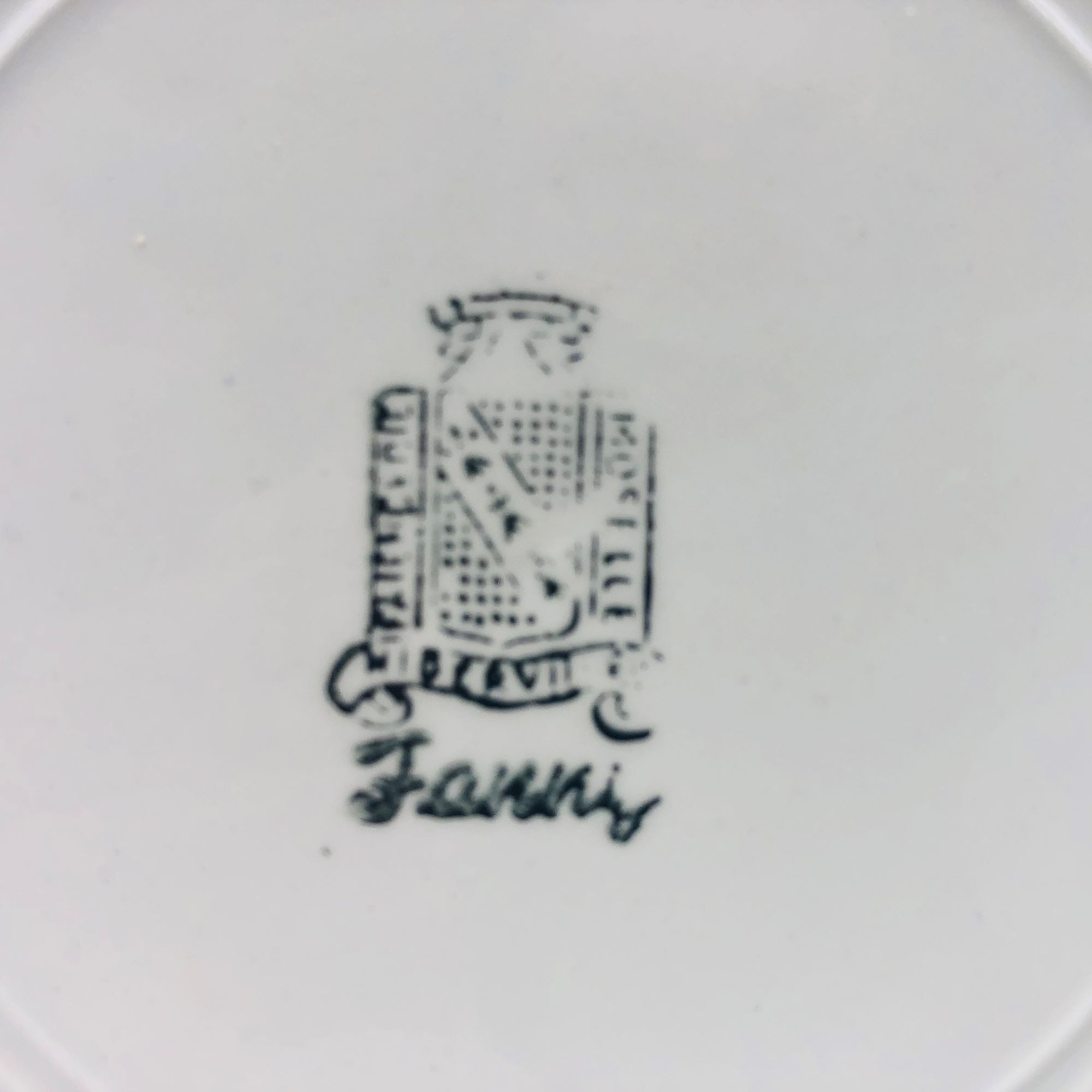 Nidervillier dessert service, fanny model