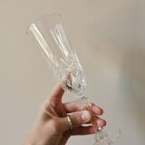 Vintage champagne flutes