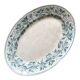 Oval dish in Cherry ironstone, Badonviller, late 19th century