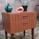 Table de chevet année 70 style scandinave