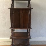Antique wood music cabinet noble