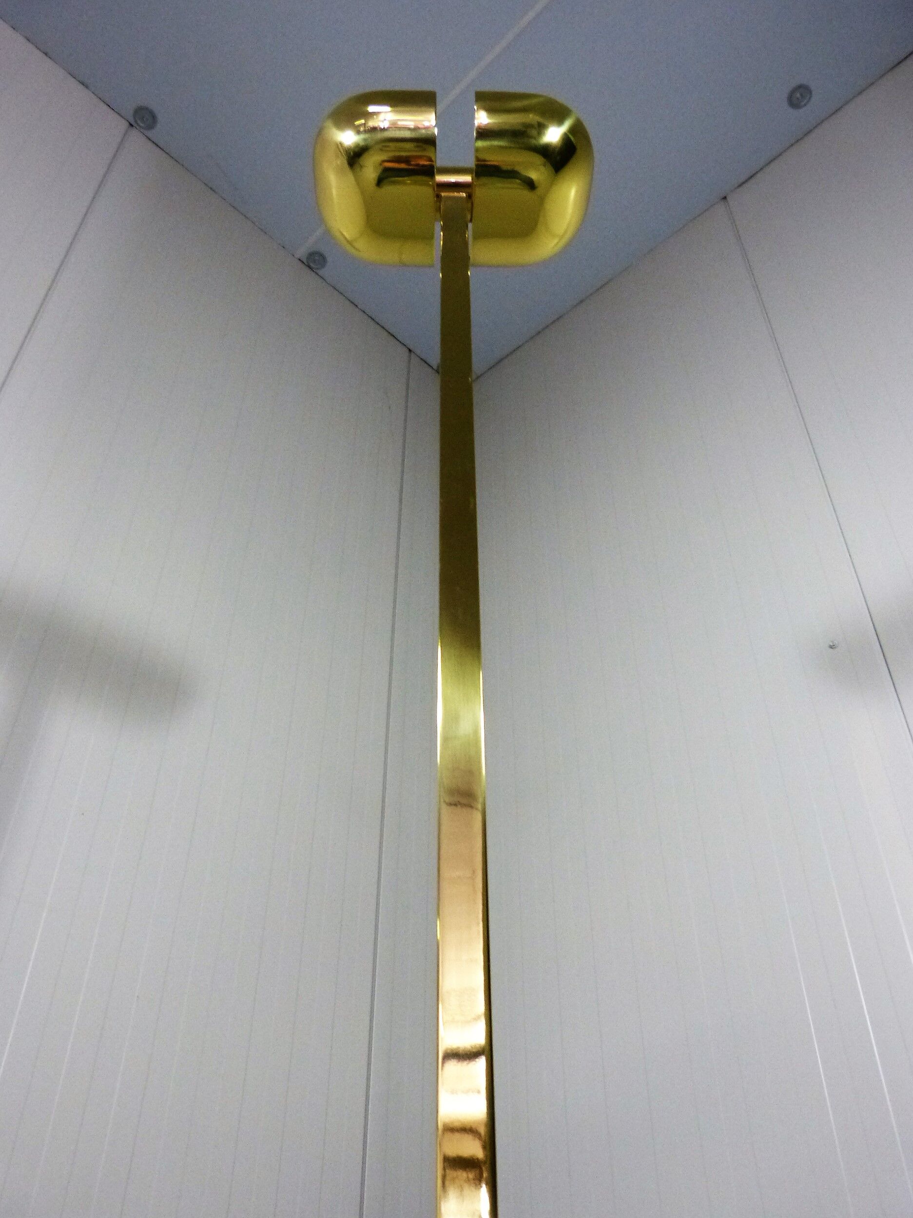 Brass floor lamp by Lumi italy 1970