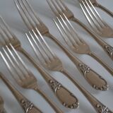 10 Frionnet François silver-plated table forks