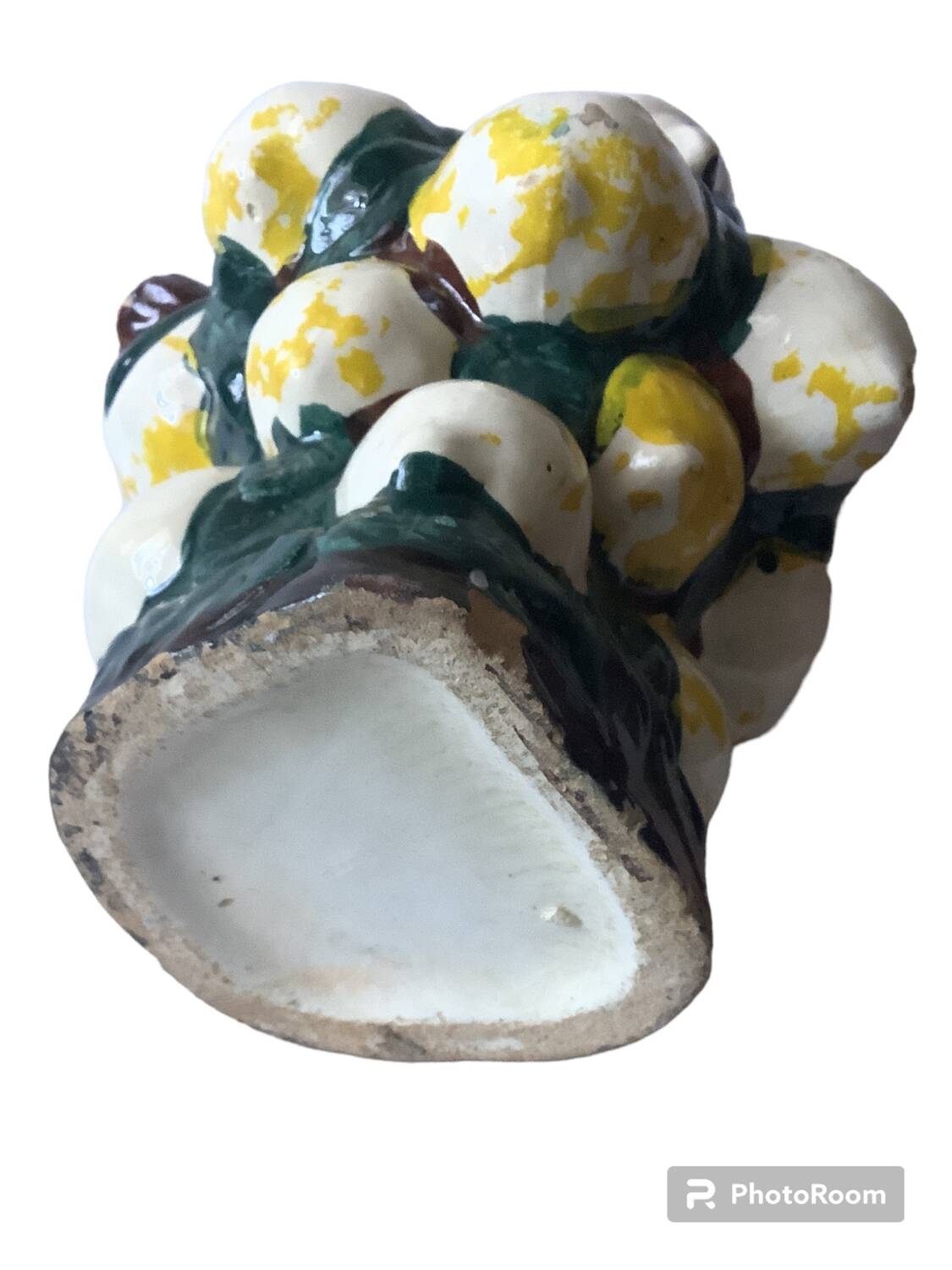 Carafe barbotine grappe de raisin 🍇