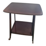Side table or server on vintage casters